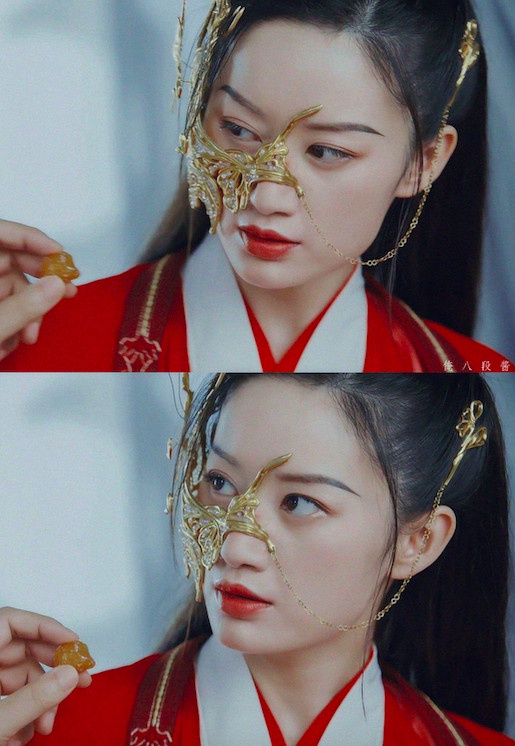 古裝劇女星「面具造型」1:郭曉婷 飾演《馭鮫記》系列 順德仙姬