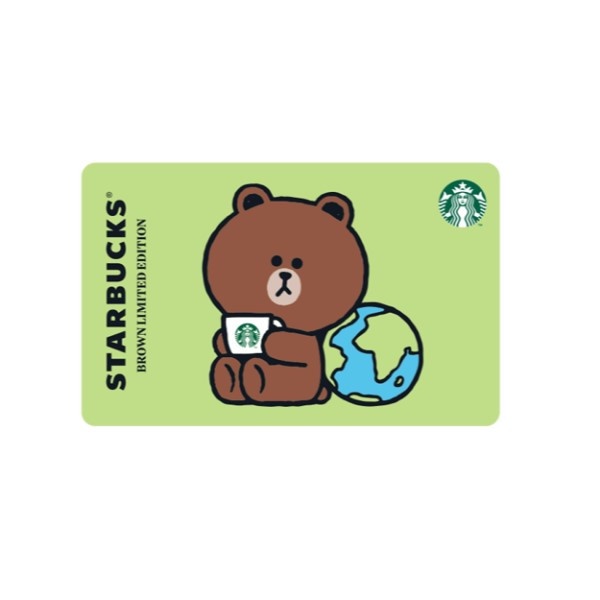 星巴克聯名LINE FRIENDS聯名隨行卡售價150元