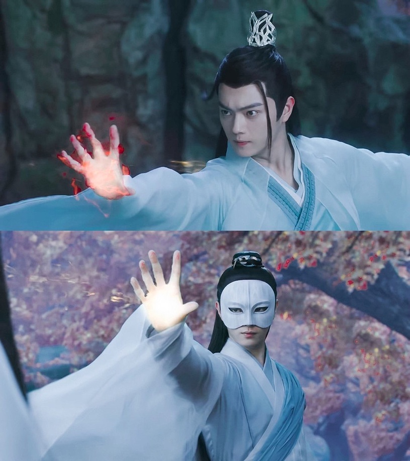 古裝劇男星「面具造型」7:許凱 飾演《千古玦塵》白玦