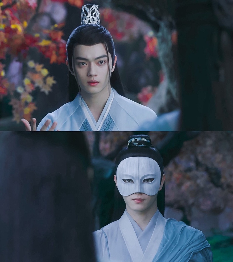古裝劇男星「面具造型」7:許凱 飾演《千古玦塵》白玦