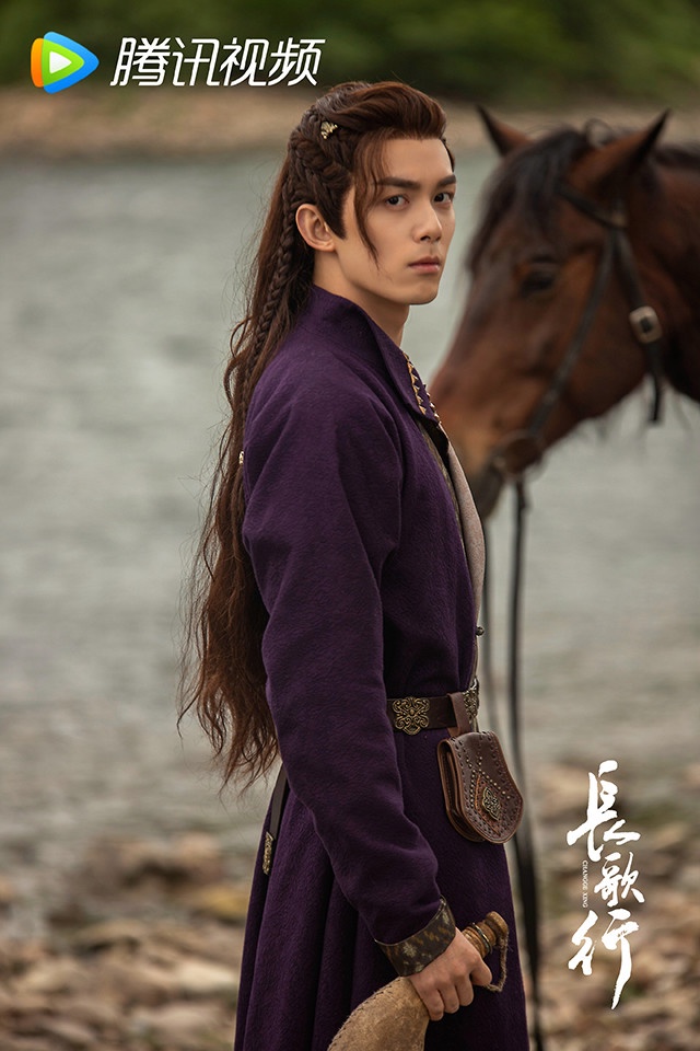 古裝劇男星「髒辮髮型」8:吳磊 飾演《長歌行》阿詩勒隼