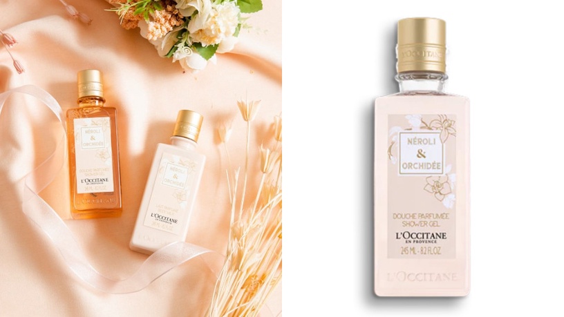 香氛沐浴乳推薦4:歐舒丹 橙花&蘭花沐浴膠,245ml,NT$880