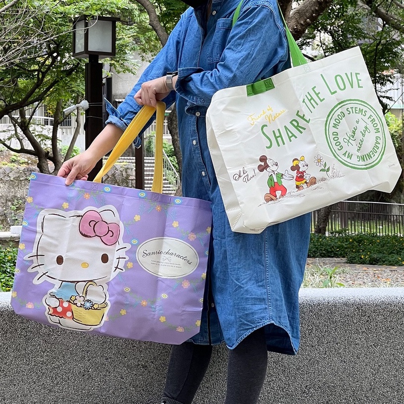 7-11「KITTY、哆啦A夢不織布環保袋」 20L加大尺寸、49元入手!「維尼喇叭」同步登場