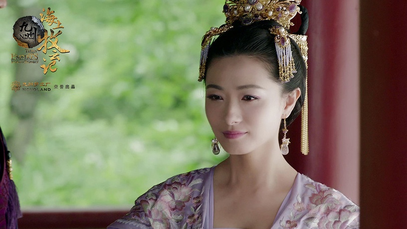 網評古裝劇十大經典「瘋批惡女」7:萬茜 飾演《海上牧雲記》南枯月漓