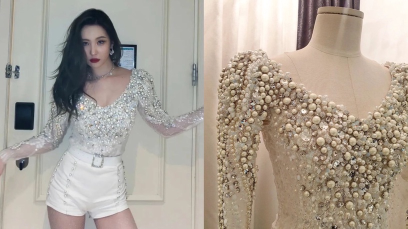 偶像們閃閃發光的打歌服全來自她:BTS碎鑽流蘇舞台服、IVE寶石服裝都超搶眼!