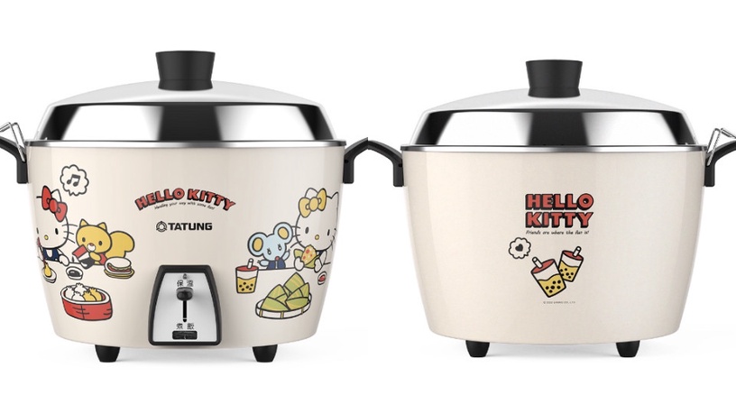 買一送一!大同電鍋推Hello Kitty限量奶茶色電鍋,加送Kitty小紅鍋,買一送一必購