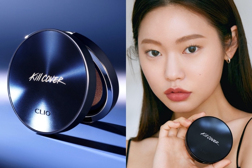 2022韓國OLIVE YOUNG氣墊推薦:CLIO 星曜藍全效柔霧氣墊粉餅,15g*2/NT920