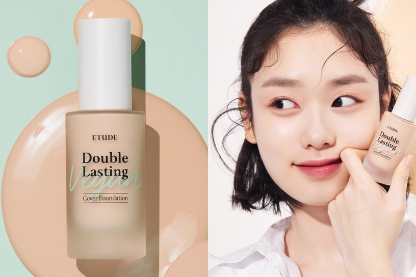 2022韓國OLIVE YOUNG粉底推薦:ETUDE 超持妝純素粉底,30g/約NT700