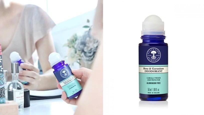 2022止汗劑/止汗體香膏推薦15:Neals Yard Remedies 玫瑰天竺葵體香滾珠