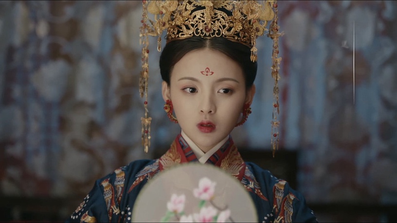 古裝劇女星「藍色系嫁衣」3:楊超越《長安諾》