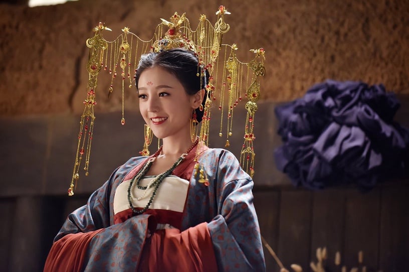 古裝劇女星「藍色系嫁衣」9:何花《靈魂擺渡·黃泉》