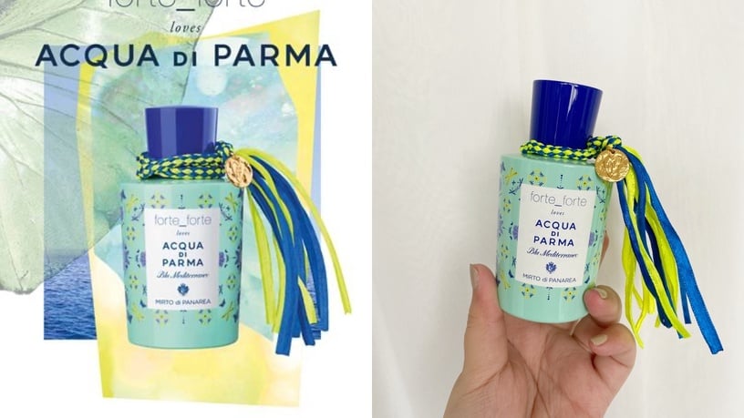 2022 PTT、Dcard人氣香水推薦:Acqua di Parma X Forte_forte限量聯名 藍色地中海加州桂淡香水