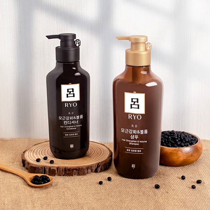 呂Ryo 新韓方黑豆蓬鬆健髮洗髮精,400ml/NT320