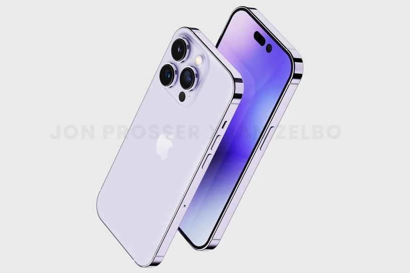 顏值天花板!iPhone 14「晶透紫」預測曝光,終於要剪瀏海,還有這顏色登場期待值超高