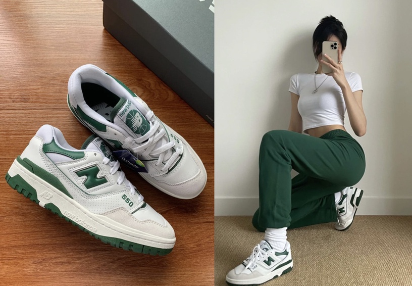 2022大勢「復古綠球鞋」推薦!VEJA、NB550白綠配色太美,NIKE這款時尚迷瘋搶
