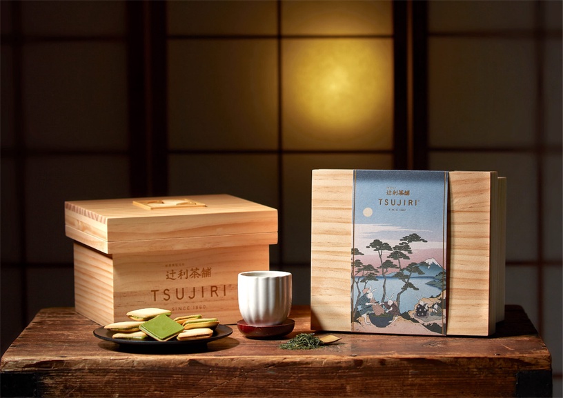 茶箱禮盒結合日本浮世繪,化身高級收納盒!