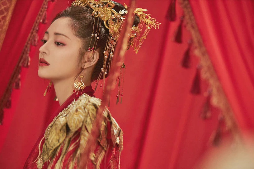 2022古裝劇女星「新娘造型」7:周潔瓊 飾演《影帝的公主》明薇/明華公主