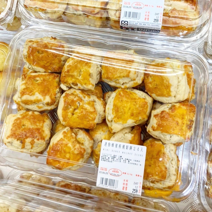 Costco好市多迷你蜂蜜核桃鬆餅(24入)/ 259元