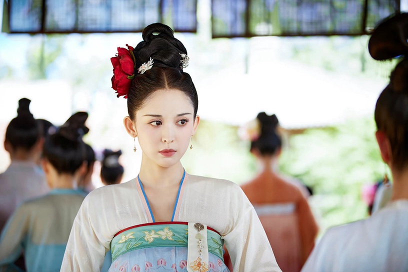 古裝劇女星「唐風造型」6:古力娜扎《風起霓裳》
