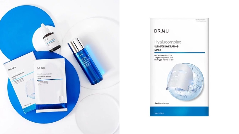 DR.WU 玻尿酸保濕微導面膜 3片/盒,NT$399