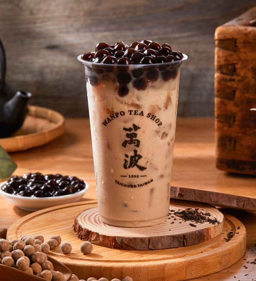 萬波珍奶免費喝!王品尬鍋x萬波推「啵霸辣奶鍋」,吃得到Q彈珍珠,加推萬波奶茶霜淇淋