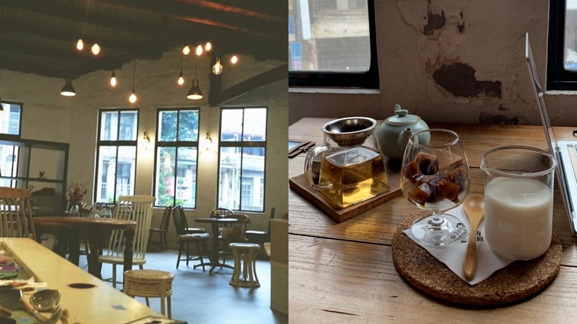 台北不限時咖啡廳角公園咖啡 Triangle garden cafe必點:冰磚咖啡、布丁