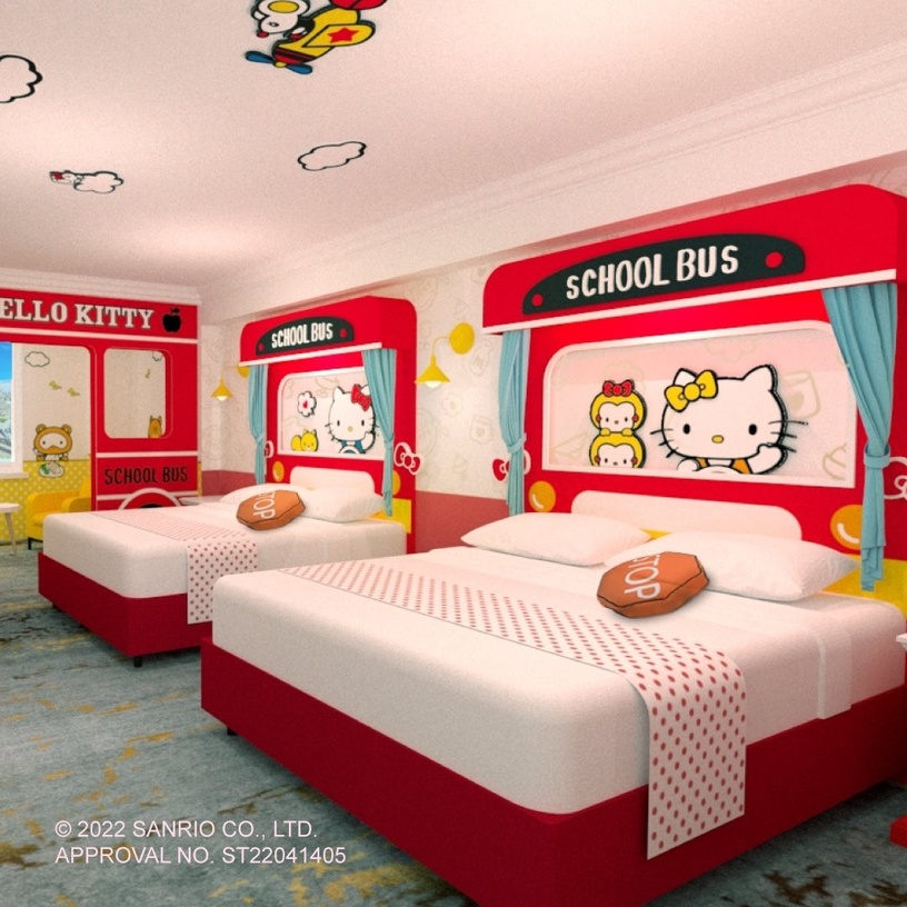 高雄漢來大飯店三麗鷗主題房來了!Hello Kitty 主題房絕對要住!