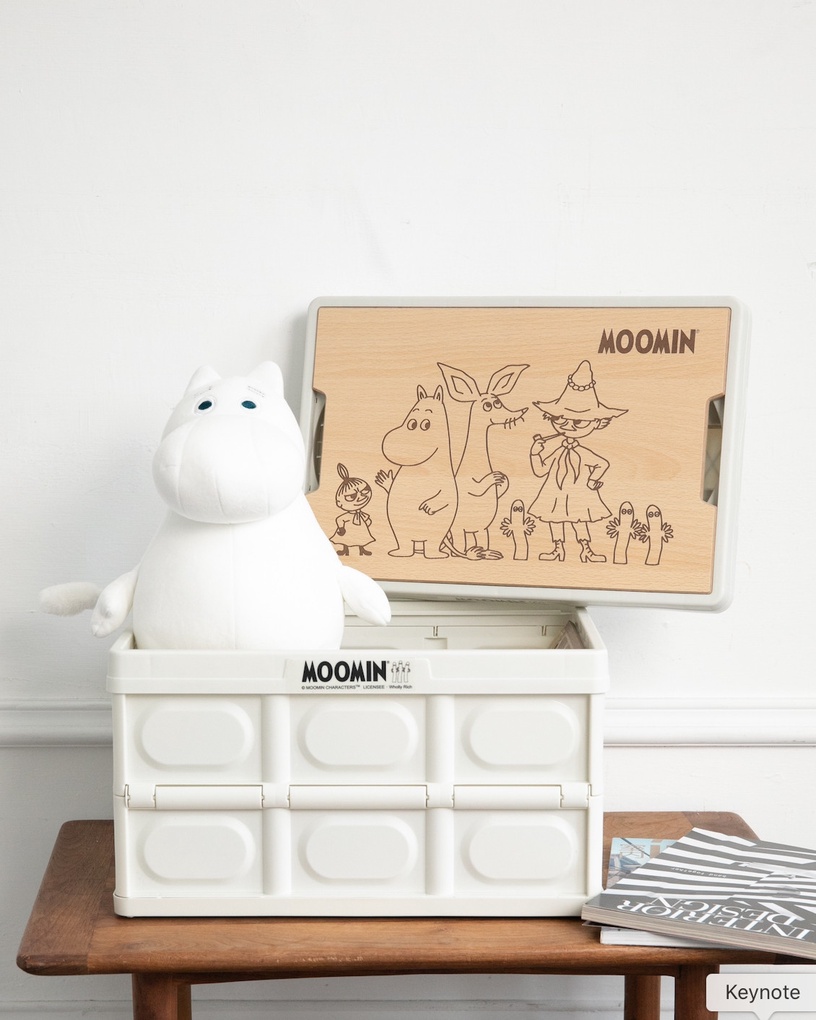 康是美「MOOMIN嚕嚕米加價購」裝好裝滿折疊箱