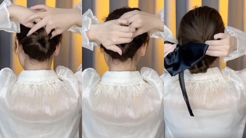 2022女星同款編髮教學!趙露思、白鹿丸子頭可愛又減齡,劉亦菲公主頭多了這步驟超顯瘦