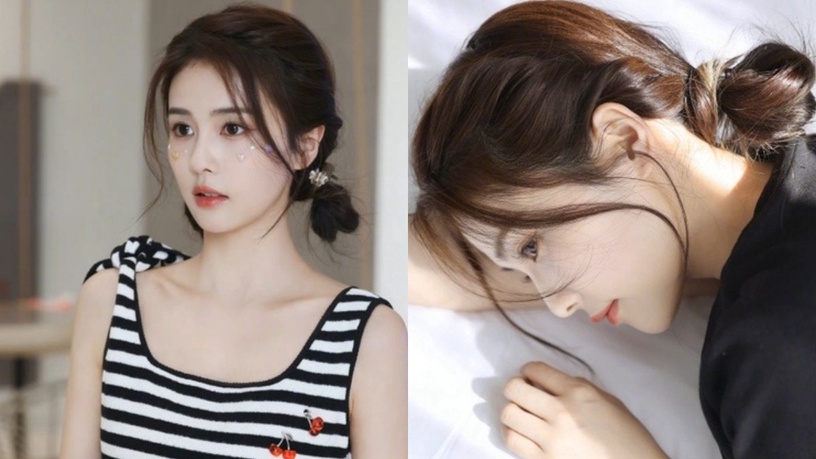 2022女星同款編髮教學!趙露思、白鹿丸子頭可愛又減齡,劉亦菲公主頭多了這步驟超顯瘦