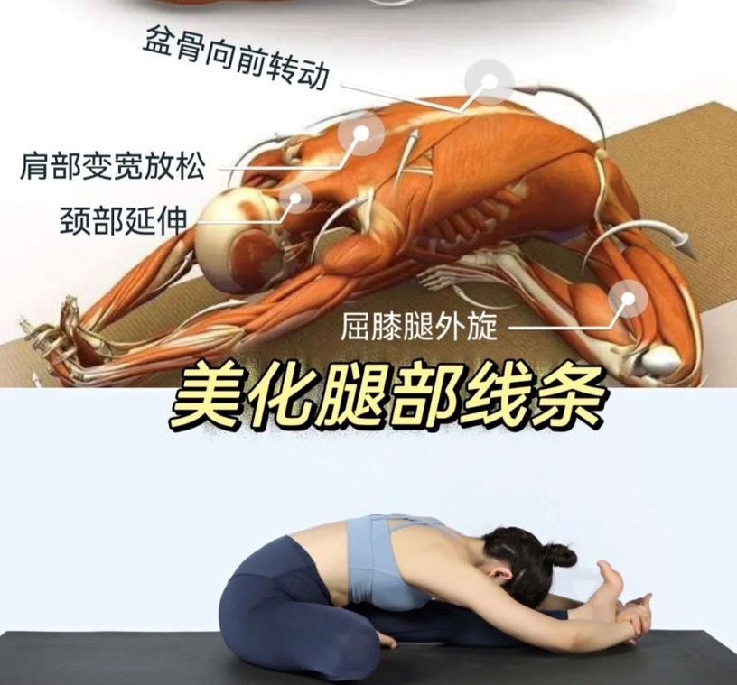 梨形身材必練6招瑜珈式!每天10分鐘練出仙女長腿,告別假胯寬、下半身肥胖超有感