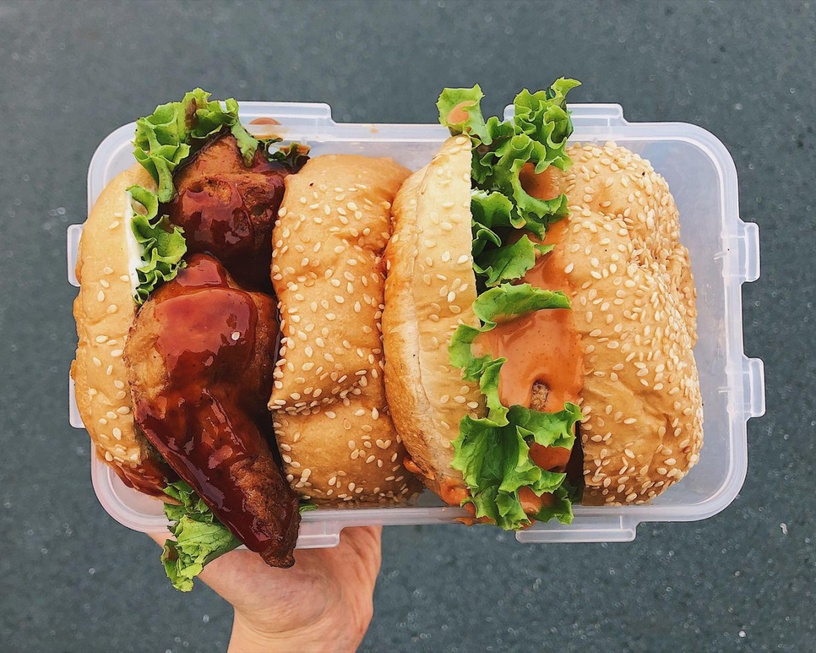 台北素食漢堡店推薦3:喬治素食漢堡