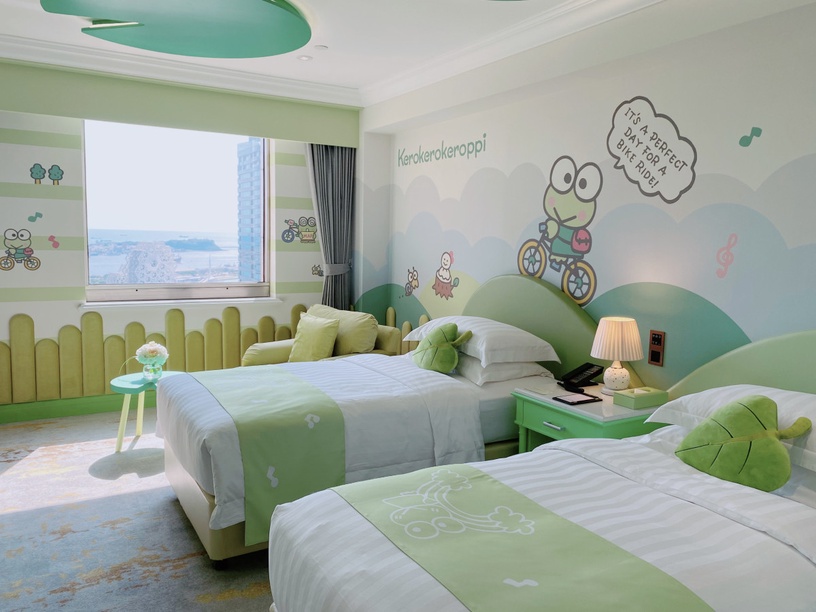 不只HELLO KITTY主題房!美樂蒂、雙星仙子、大眼蛙等8位三麗鷗人氣角色都有