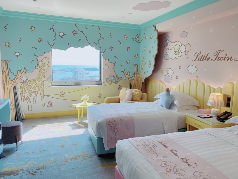 不只HELLO KITTY主題房!美樂蒂、雙星仙子、大眼蛙等8位三麗鷗人氣角色都有