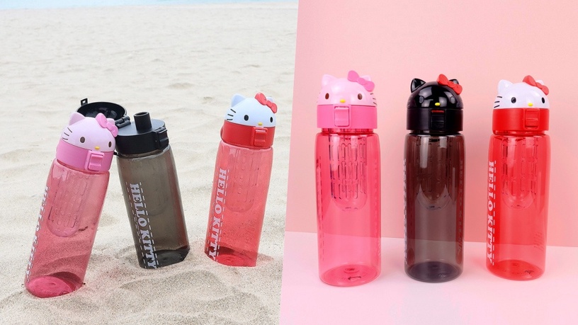 Kitty粉必收藏!7-ELEVEN推「Hello Kitty運動搖搖杯、飲料提袋」,讓Kitty陪你過涼夏