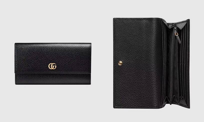 精品長夾推薦7：GUCCI GG Marmont leather continental wallet，約NT$25,000