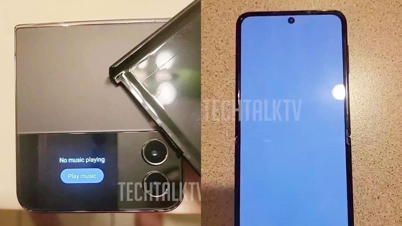 韓劇女主御用機三星Galaxy Z Flip4疑似官方預覽圖首曝光!摺痕消失、新色靜謐藍太心動