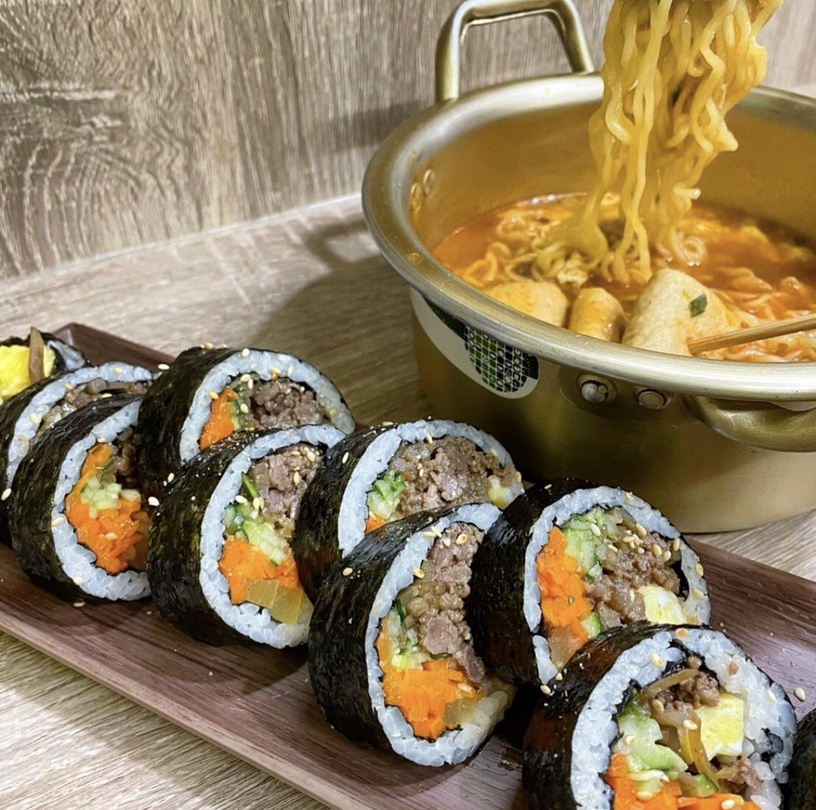 台北韓式飯捲推薦:咪咪紫菜捲KOREA GIMBAP