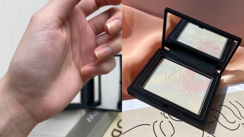 BEAUTY美人圈編輯使用NARS 裸光幻彩蜜粉餅心得