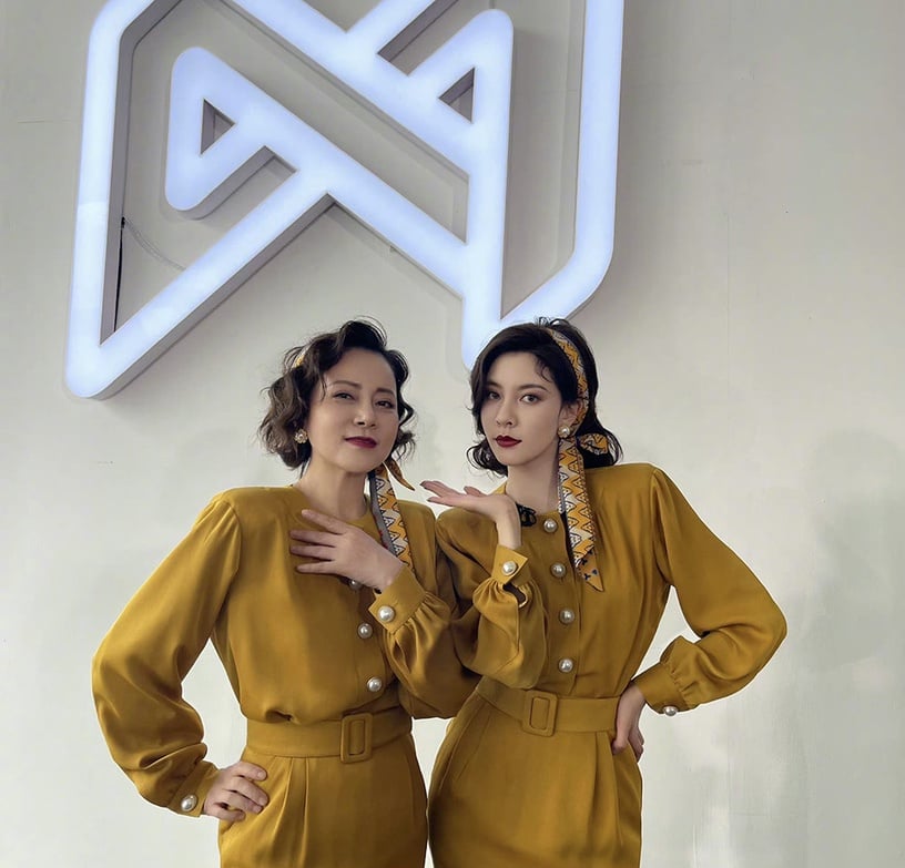 陸劇明星「高顏值爸媽」8:宋妍霏&媽媽