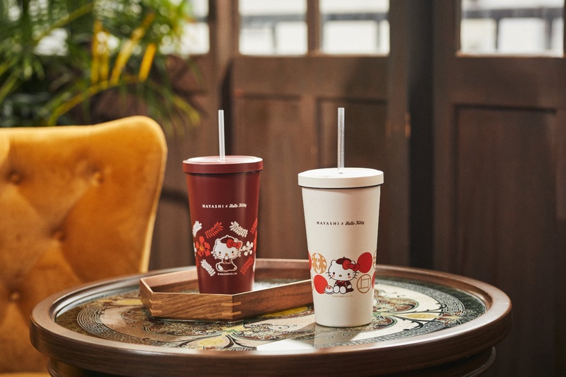Kitty粉快衝台南!台南林百貨聯名Hello Kitty現身,限定Kitty玻璃杯、環保杯都要收!