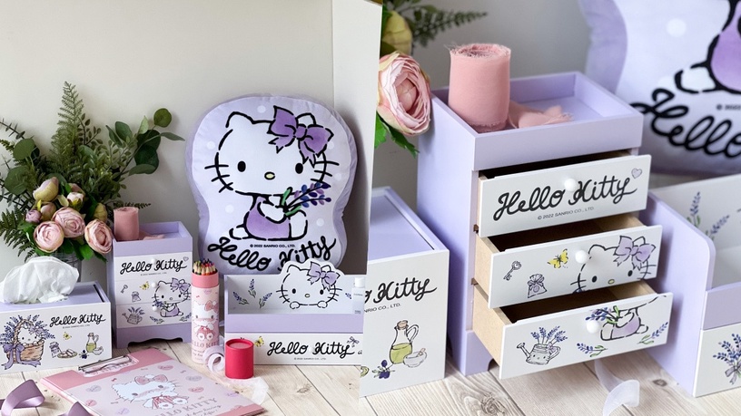 Kitty粉尖叫!7-11「卡通明星大聯萌」推Hello Kitty超萌周邊,收納櫃、抱枕實用必收