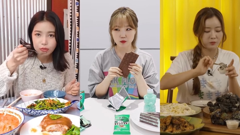 女星紛紛轉戰「吃播YOUTUBER」!Mimi自稱甜食殺手、MAMAMOO頌樂吃播超級療癒