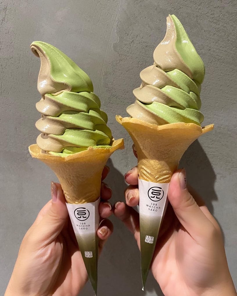 台北特色霜淇淋推薦5:一〇八抹茶茶廊