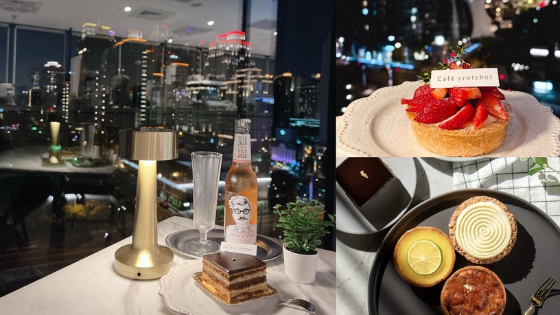 台中絕美夜景餐廳6:堁夏咖啡 café crotchet