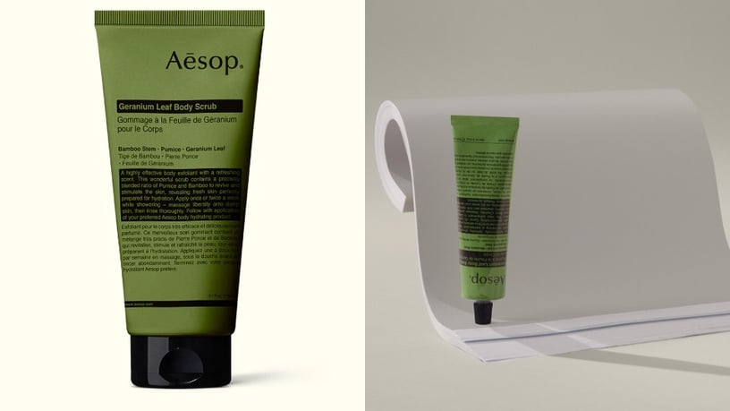 身體去角質推薦13:Aesop 天竺葵身體去角質露