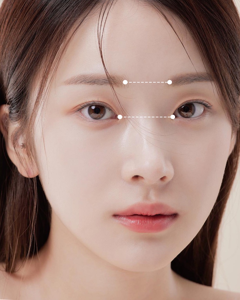 新手必學「眉型自測法」!簡單4步驟精準測出眉型,搭配眉妝重點,臉型比例更協調