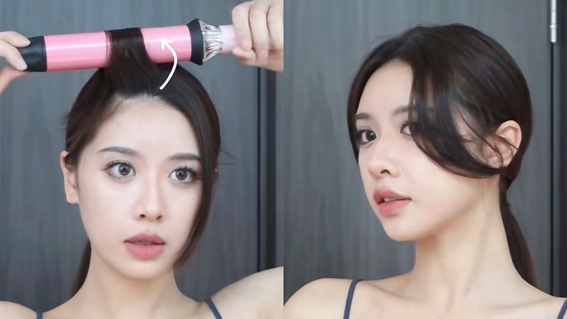 張員瑛、宋慧喬御用髮型!超簡單「小顏瀏海」DIY剪法,修飾肉肉臉、高顴骨巨有感