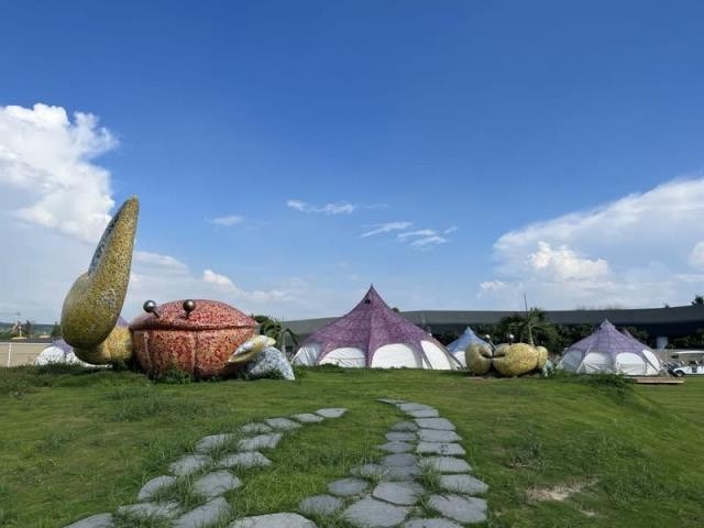 台中露營場地推薦!高美濕地露營場10月登場,免搭帳直接入住,還可賞絕美夕陽