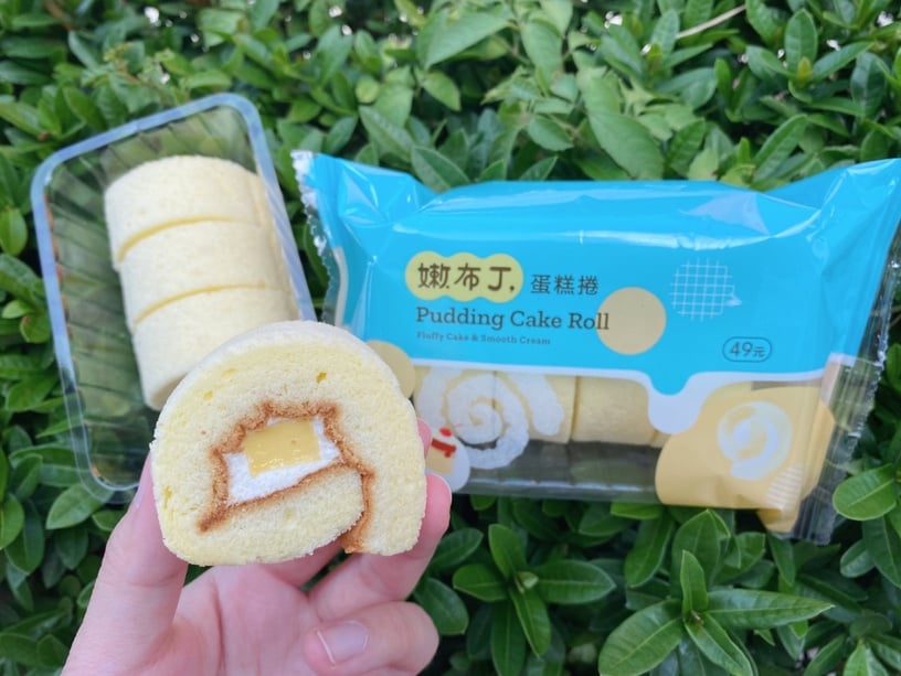 7-11新品推薦4:嫩布丁蛋糕捲,售價49元